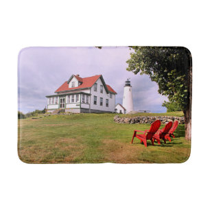 Bakers Island Lighthouse, Massachusetts Badematte