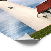 Bakers Island Lighthouse Massachusetts Foto Print (Ecke)