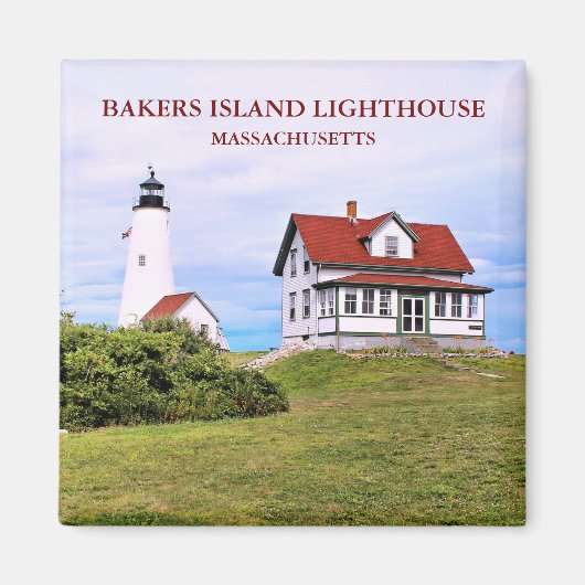 Bakers Island Lighthouse, Massachusetts Magnet (Vorne)