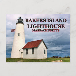 Bakers Island Lighthouse, Massachusetts Postkarte