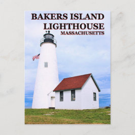 Bakers Island Lighthouse, Massachusetts Postkarte