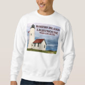 Bakers Island Lighthouse, Massachusetts Sweatshirt (Vorderseite)