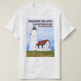 Bakers Island Lighthouse, Massachusetts T - Shirt