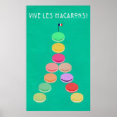Baker's Joy Collection: Macaron Eiffelturm Poster (Vorne)
