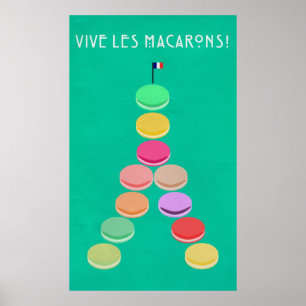 Baker's Joy Collection: Macaron Eiffelturm Poster