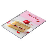 Baker's Rezepte Kirsche Oben Notizbuch Notizblock (Linke Seite)