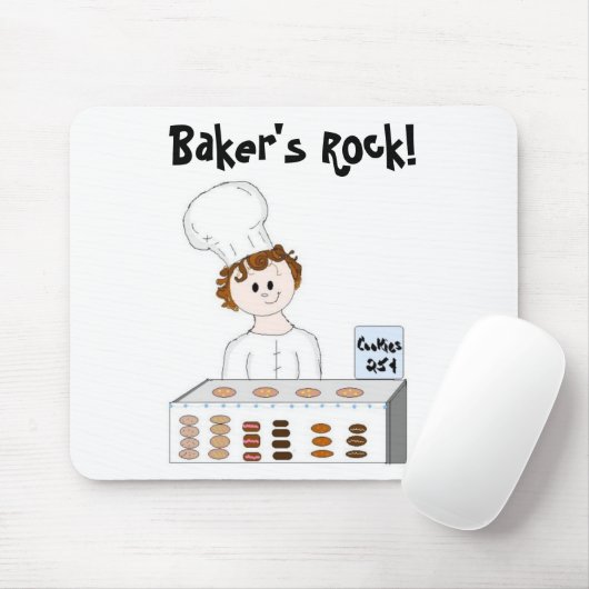 Bakers Rock Mousepad (Mit Mouse)