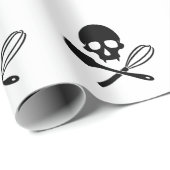 Baker's Skull Geschenkpapier (Rolleneckpunkt)