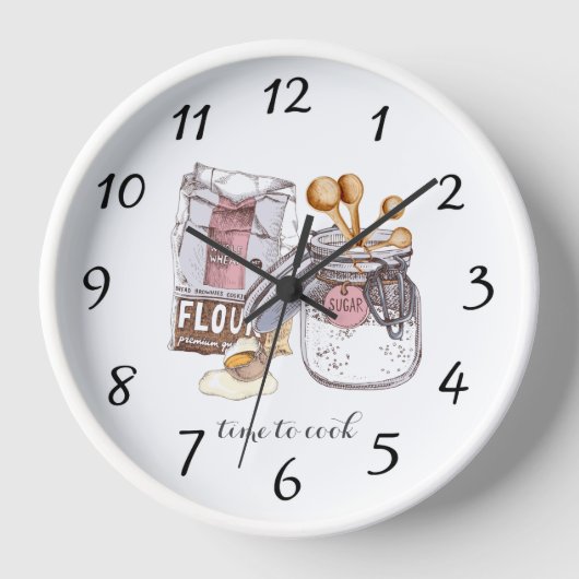 Baker's Zutaten Zeit zum Kochen Uhr (Vorderseite)