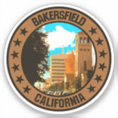 Bakersfield Aufkleber (Vorderseite)
