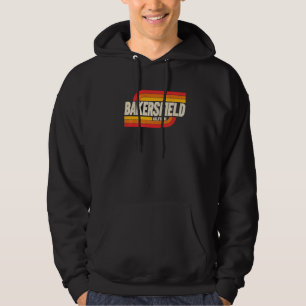 Bakersfield California Ca City Vintag Hoodie