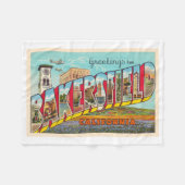 Bakersfield California CA Large Letter Postcard Fleecedecke (Vorderseite (Horizontal))