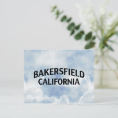 Bakersfield California Postkarte (Stehend Vorderseite)