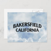 Bakersfield California Postkarte (Vorne/Hinten)