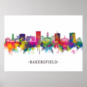 Bakersfield California Skyline Poster (Vorne)