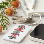 Bakersfield California Skyline Schlüsselanhänger (Vorderseite rechts)