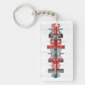 Bakersfield California Skyline Schlüsselanhänger (Vorderseite)