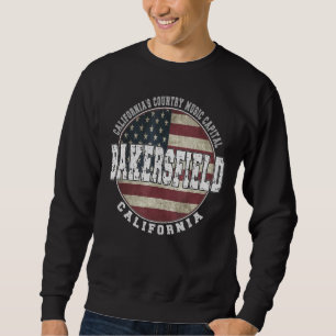 Bakersfield California Vintage amerikanische Flagg Sweatshirt