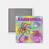 Bakersfield Happy and Hope Magnet (Vorderseite/Rückseite)