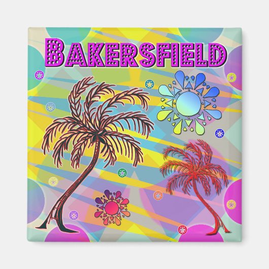 Bakersfield Happy and Hope Magnet (Vorne)