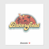 Bakersfield, Kalifornien Aufkleber (Blatt)