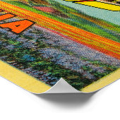 Bakersfield, Kalifornien - Große Briefszenen Poster (Ecke)