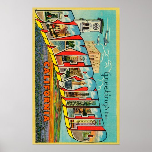 Bakersfield, Kalifornien - Große Briefszenen Poster (Vorne)
