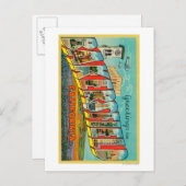 Bakersfield, Kalifornien - Große Briefszenen Postkarte (Vorne/Hinten)