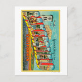 Bakersfield, Kalifornien - Große Briefszenen Postkarte (Vorderseite)