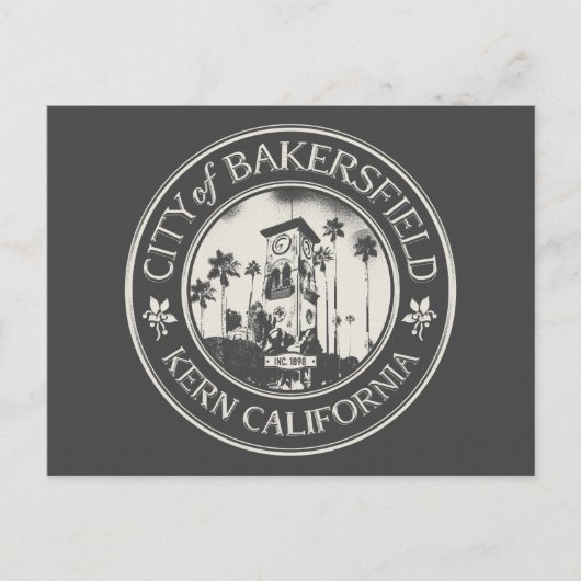 BAKERSFIELD KALIFORNIEN POSTKARTE (Vorderseite)