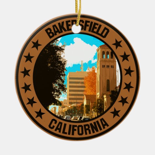 Bakersfield Keramik Ornament (Vorne)
