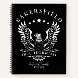 Bakersfield Kern County California Vintage Adler Notizblock