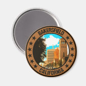 Bakersfield Magnet (Vorderseite/Rückseite)
