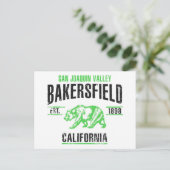 Bakersfield Postkarte (Stehend Vorderseite)