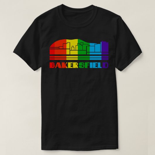 Bakersfield Pride Bakersfield LGBT-Geschenk LGBTQ  T-Shirt (Design vorne)