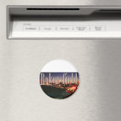 Bakersfield Skyline mit Bakersfield in Sky Magnet (In Situ (Geschirrspüler))