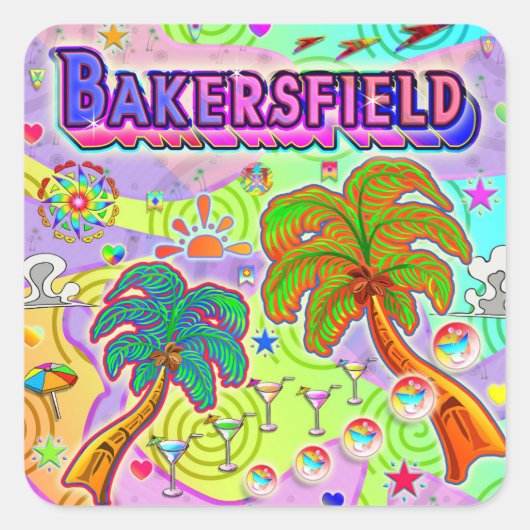 Bakersfield Vacation Target Sticker (Vorderseite)