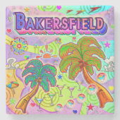 Bakersfield Vacation Target Untersetzer (Vorderseite)