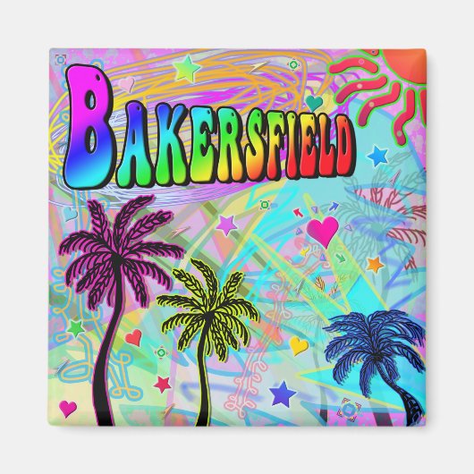 Bakersfield Vivid Romance Magnet (Vorne)