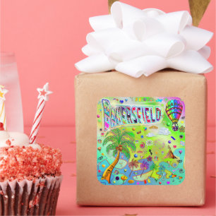 Bakersfield Zeitlose Melodie Aufkleber