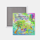 Bakersfield Zeitlose Melodie Magnet (Vorderseite/Rückseite)
