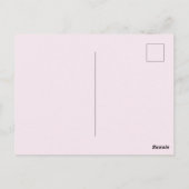 Bakery add message Business name strawberry cake Postkarte (Rückseite)