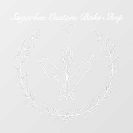 Bakery Bake Shop Business anpassen Fensteraufkleber