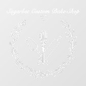 Bakery Bake Shop Business anpassen Fensteraufkleber (Blatt)