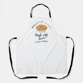 Bakery Baking Apple Pie Modern Minimalist Schürze (Vorderseite)