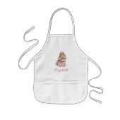 Bakery Bunny Cute Personalized Kinderschürze (Vorne)
