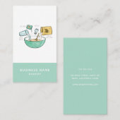 Bakery Business Bread Rezept Illustration Visitenkarte (Vorne/Hinten)