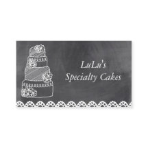 Bakery Business Card mit Chalkboard