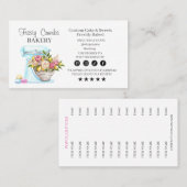 Bakery Business Card Visitenkarte (Vorne/Hinten)