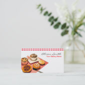 Bakery Business card Visitenkarte (Stehend Vorderseite)